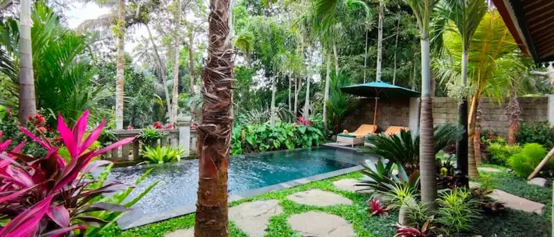 Villa Jelita in Ubud, Bali - exterior with private pool