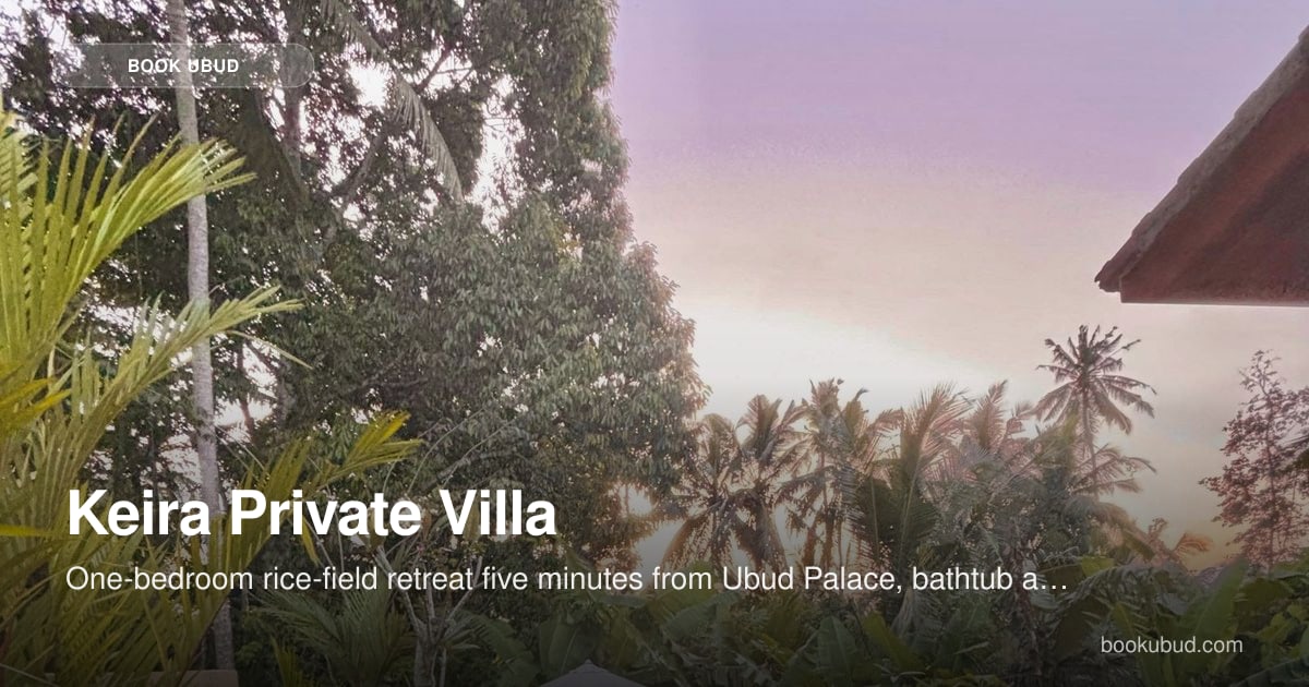 Keira Private Villa